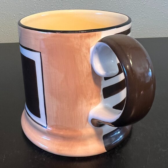 Set of 2 Vintage Hand-Painted in Thailand Mugs Made for Herman Dodge & Son, Inc - Picture 8 of 12